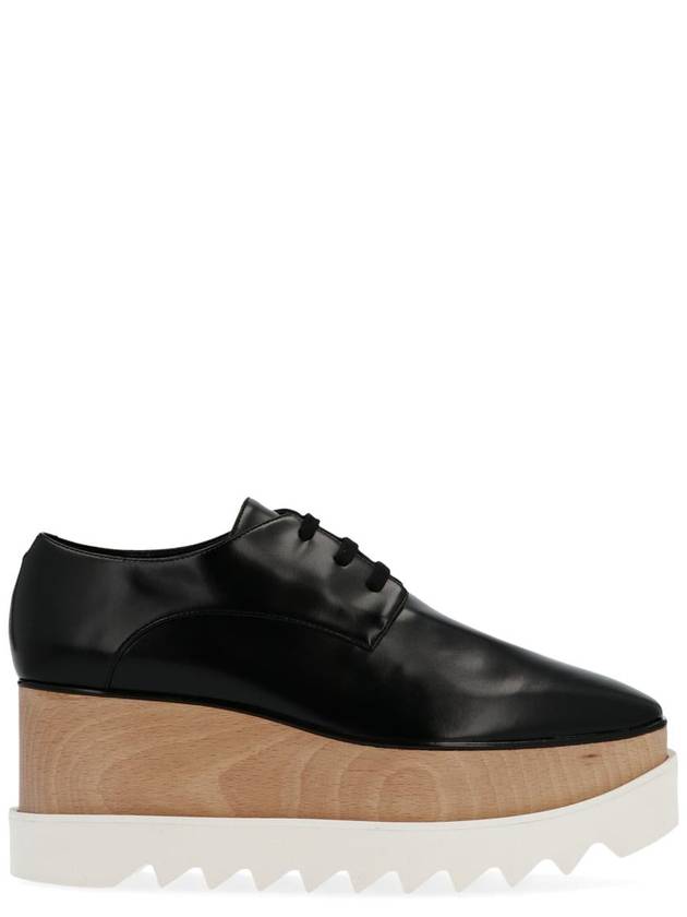 Wooden Platform Oxford Black - STELLA MCCARTNEY - BALAAN 2