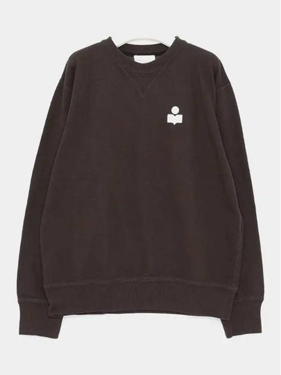 Mike Logo Cotton Sweatshirt Black - ISABEL MARANT - BALAAN 2