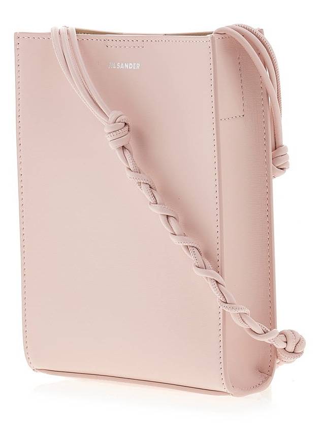 Logo Small Tangle Leather Cross Bag Pink - JIL SANDER - BALAAN 3