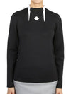 Golf Twinny Zip Mid Layer Long Sleeve T-Shirt Black - J.LINDEBERG - BALAAN 4