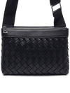 Intrecciato Messenger Bag Black - BOTTEGA VENETA - BALAAN 2