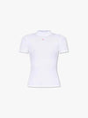 T Mokky Microdiv Logo Short Sleeve T-Shirt White - DIESEL - BALAAN 2