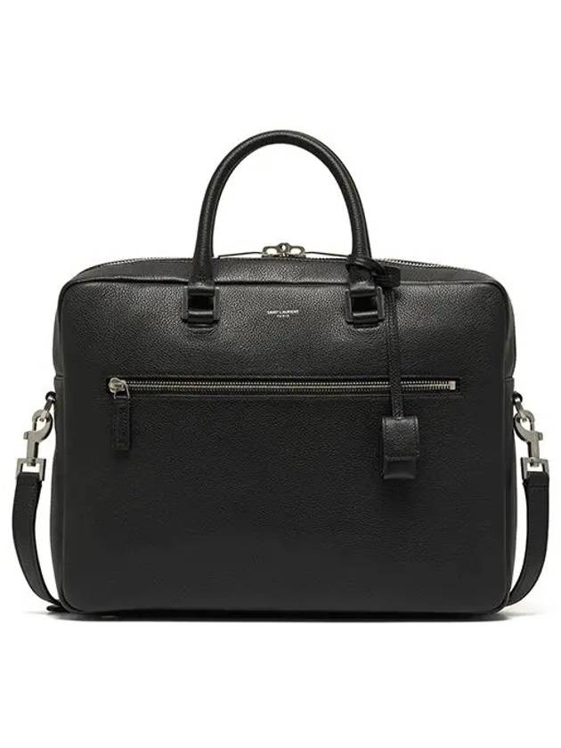 Sac De Jour Supple Brief Case Black - SAINT LAURENT - BALAAN 5