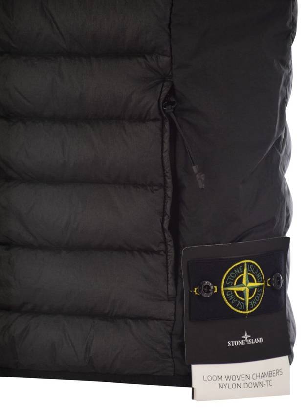 Down jacket with zip - STONE ISLAND - BALAAN 4