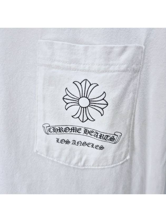 Pocket short sleeve t shirt white S size - CHROME HEARTS - BALAAN 3