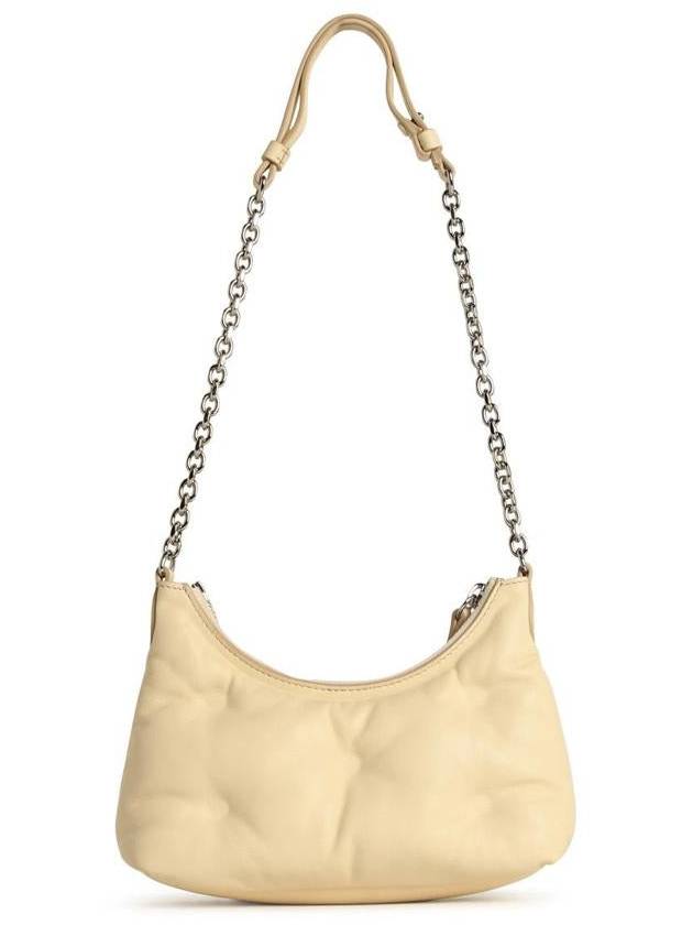 Maison Margiela Small 'Hobo' Ivory Leather Bag - MAISON MARGIELA - BALAAN 3