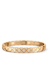 Coco Crush Quilted Diamond Bracelet Gold - CHANEL - BALAAN 2