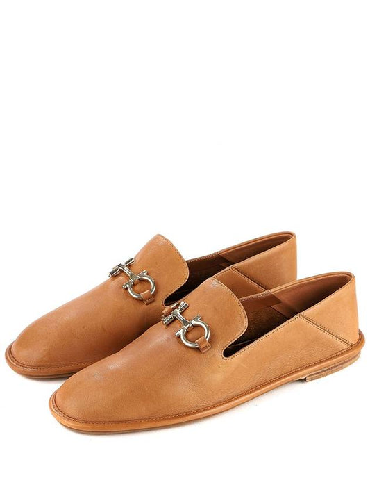 Salvatore Women's ALETE SELLA Loafers Brown - SALVATORE FERRAGAMO - BALAAN.