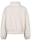 Poppy back mink half zip-up sweatshirt MW3WE481 - P_LABEL - BALAAN 5