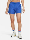 Women's Mid Rise Shorts Blue - NIKE - BALAAN 2