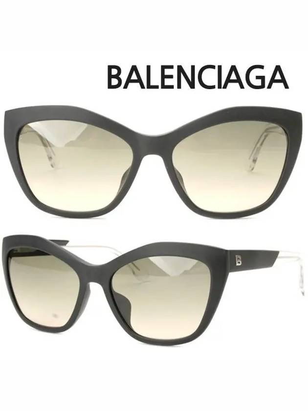 Eyewear Matte Frame Sunglasses Black - BALENCIAGA - BALAAN 5