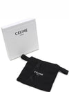 Triomphe Embossed Calfskin Half Wallet Black - CELINE - BALAAN 9