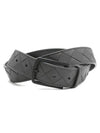 Men's Intrecciato Leather Belt Grey - BOTTEGA VENETA - BALAAN 2