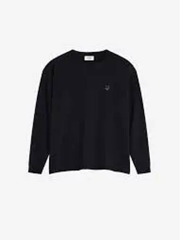 Fox Head Patch Comfort Sweatshirt Black - MAISON KITSUNE - BALAAN 2