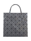 Lucent Matte Geometric Panel Tote Bag Grey - ISSEY MIYAKE - BALAAN 3