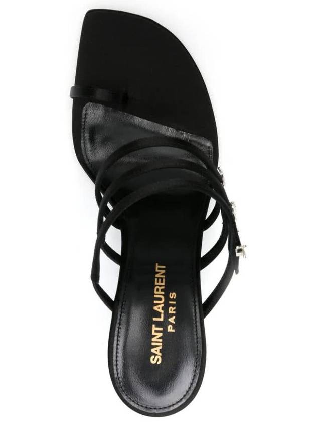 Sandals 7752149QNAG1000 BLACK - SAINT LAURENT - BALAAN 5