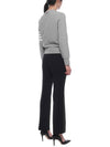 Ottoman Rib 4-Bar Crew Neck Sweatshirt Grey - THOM BROWNE - BALAAN 7