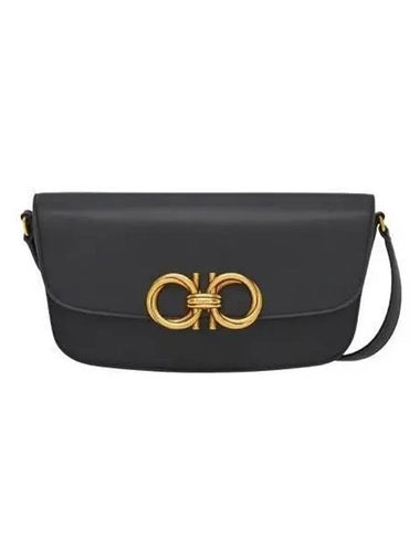 Ferragamo Women s Trapeggio Cross Bag Black 759141 - SALVATORE FERRAGAMO - BALAAN 1