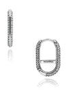 ME Pave Link Earring Sterling Silver - PANDORA - BALAAN 4