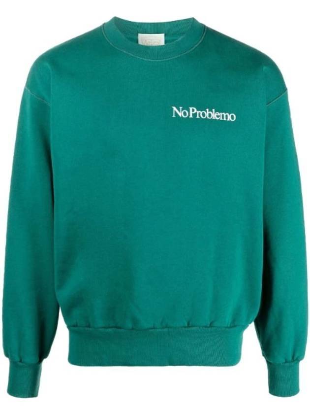 Mini Prablemo Sweatshirt Alpine Green - ARIES - BALAAN 1