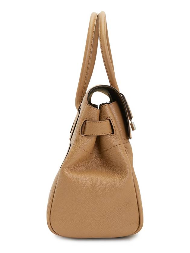 Small Bayswater Classic Grain Tote Bag Sable - MULBERRY - BALAAN 3