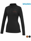 Women s velvet collar color combination long sleeved T shirt SL3LTS002 - SPARKS - BALAAN 2