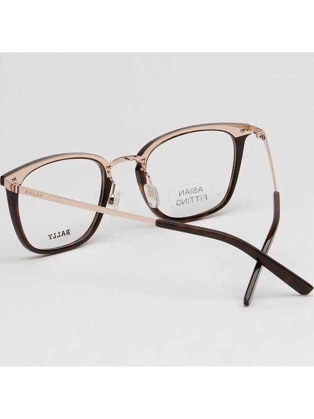 Glasses frame BY5037D 056 men women square horn rim Asian fit - BALLY - BALAAN 4