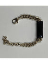 Lettering black gold bracelet AB9375 - CHANEL - BALAAN 6