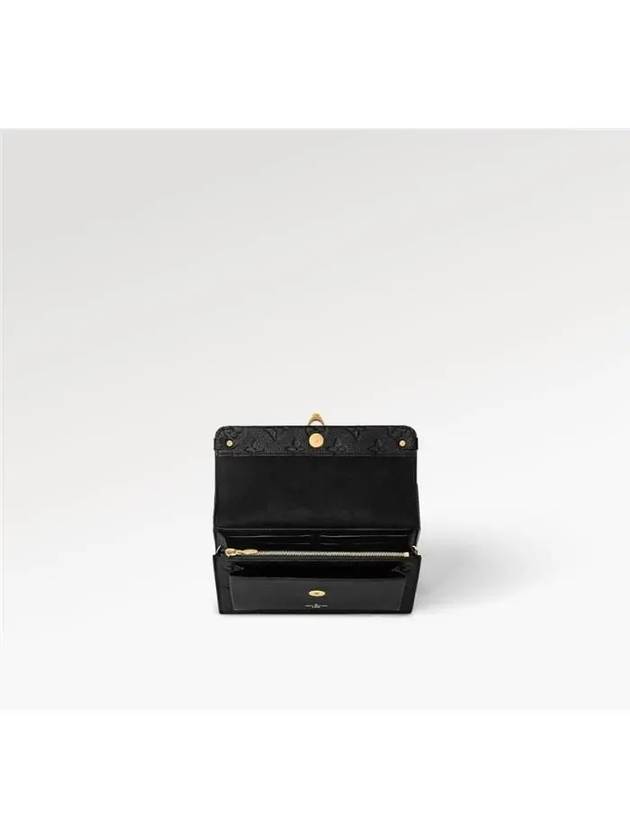 Vavin Chain Monogram Empreinte Card Wallet Black - LOUIS VUITTON - BALAAN 4