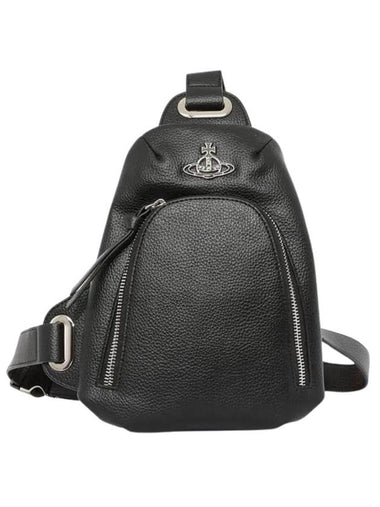 ORB Logo Sling Bag Black - VIVIENNE WESTWOOD - BALAAN 1