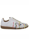 Men's Replica German Army Paint Low Top Sneakers White - MAISON MARGIELA - BALAAN 2