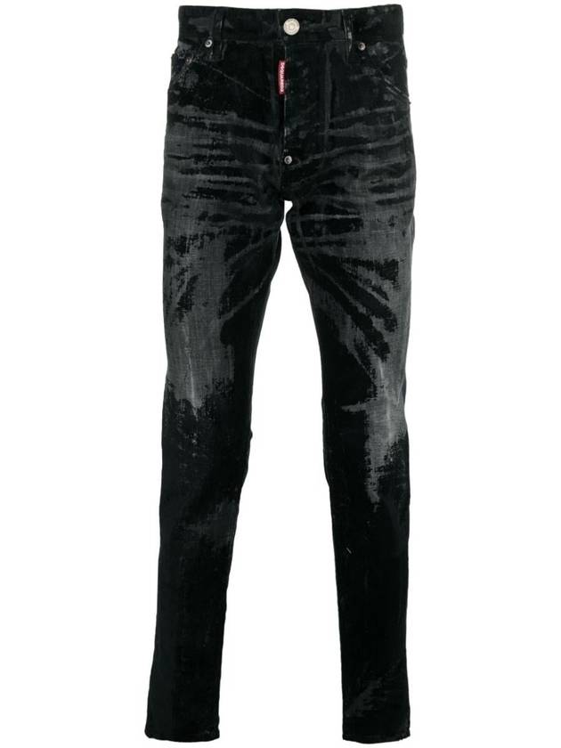 Distressed Mid-Rise Skinny Jeans S71LB1260S30357 - DSQUARED2 - BALAAN 2