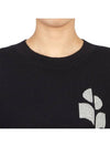 Marisans Crew Neck Wool Knit Top Black - ISABEL MARANT - BALAAN 7