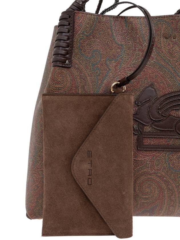 Paisley Libra Tote Bag Brown - ETRO - BALAAN 7