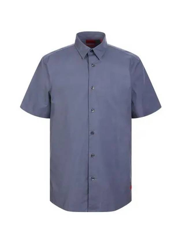 HUGO cotton short sleeve shirt relaxed fit 50475668 462 - HUGO BOSS - BALAAN 1