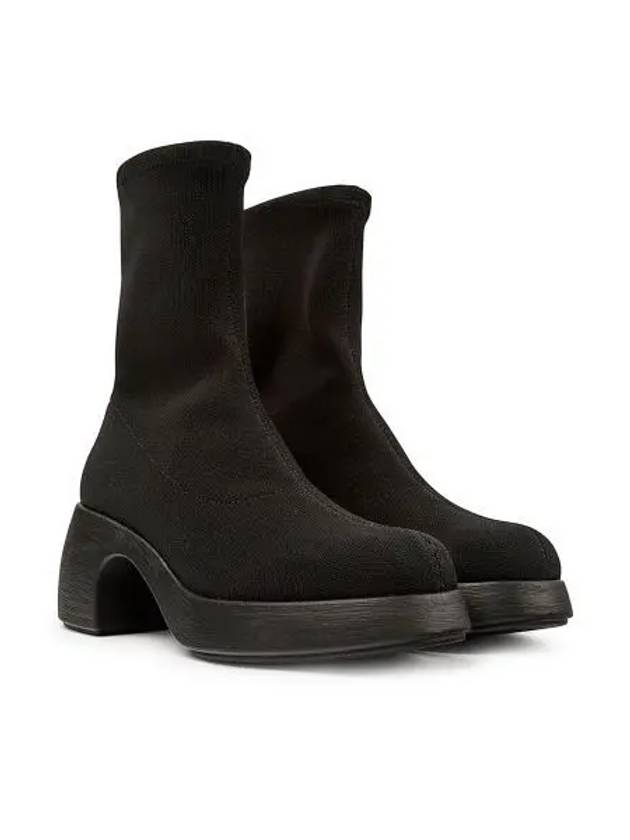 Thelma Tencel Middle Boots Black - CAMPER - BALAAN 2