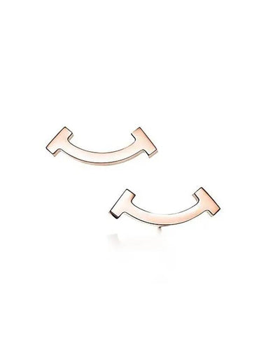 Tiffany T Smile Earrings Rose Gold 36667249 - TIFFANY & CO. - BALAAN 1