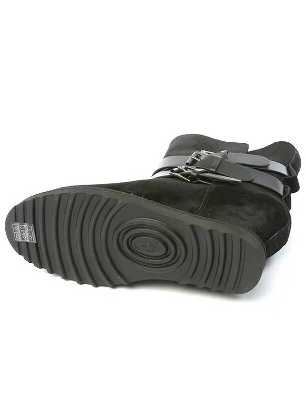 YES Fleece Wedge Ugg Boots Black 330291 - ASH - BALAAN 6