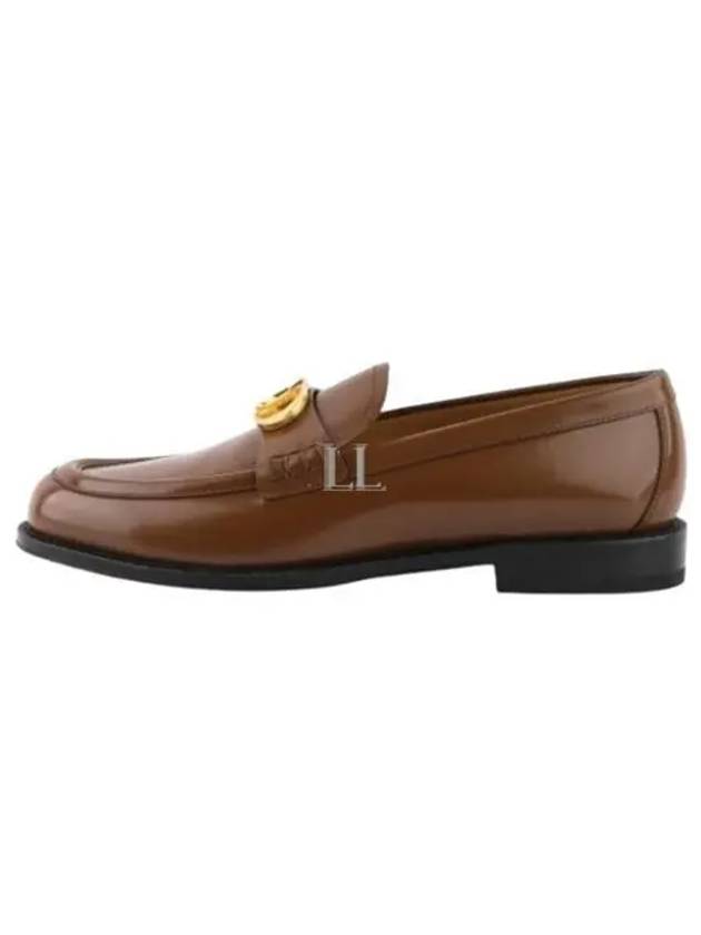 Granville CD Logo Leather Loafers Middle Brown - DIOR - BALAAN 2