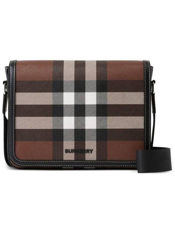 Alfred Small Messenger Bag Dark Birch Brown - BURBERRY - BALAAN 1