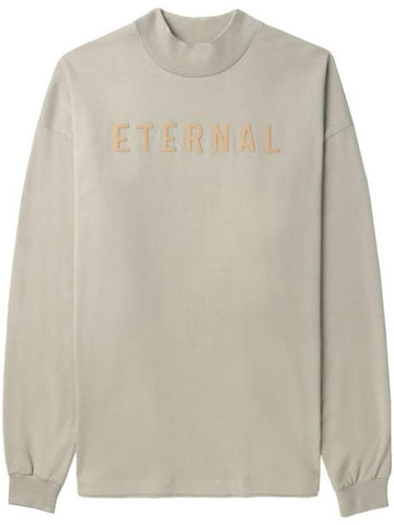 Eternal Crew Neck Cotton Long Sleeve T-Shirt Beige - FEAR OF GOD - BALAAN 1