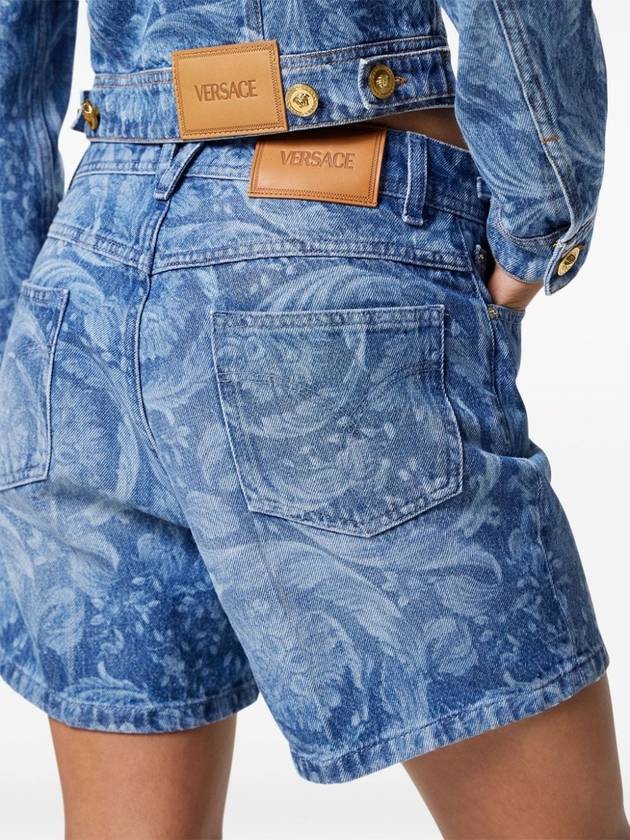 Denim Short Pants 1013689 1A10029 1D030 BLU MEDIO - VERSACE - BALAAN 5