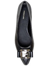 New Vara Plate Ballet Flat Black - SALVATORE FERRAGAMO - BALAAN 3