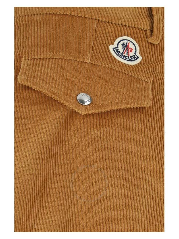 Corduroy Straight Pants Camel - MONCLER - BALAAN 4