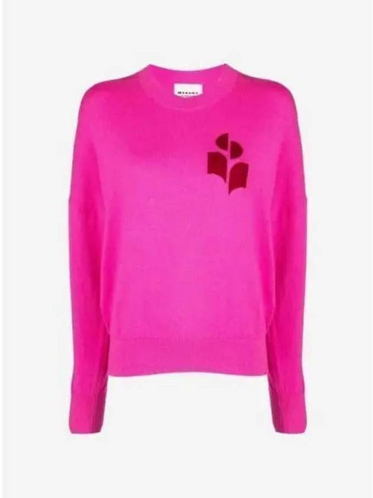 Marisans Logo Knit Top Pink - ISABEL MARANT - BALAAN 2