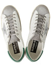 Superstar Green Heel Tab Leather Sneakers White - GOLDEN GOOSE - BALAAN 3