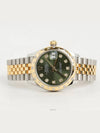 Rolex Datejust 31mm Yellow Combi Dome Diamond Olive Green 278343RBR 74475 - ROLEX - BALAAN 4