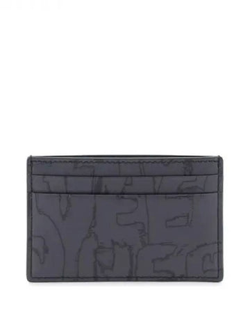 Alexander McQUEEN logo graffiti card wallet 271761 - ALEXANDER MCQUEEN - BALAAN 1