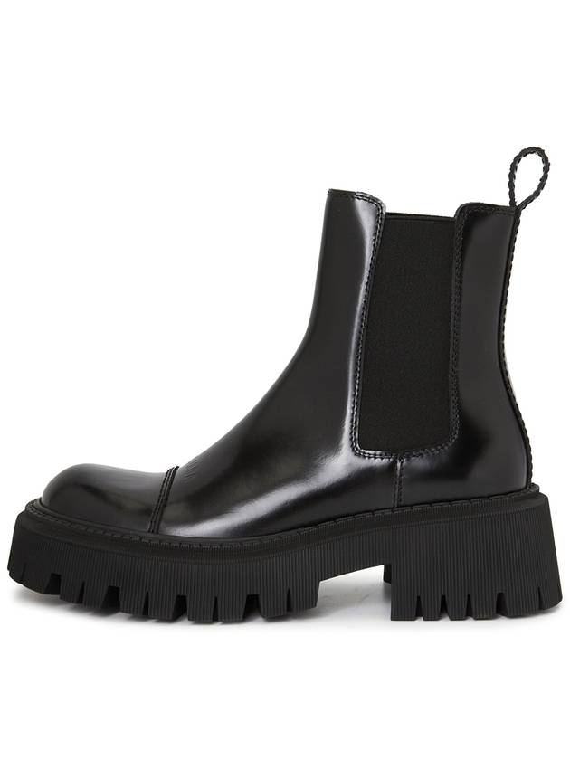 Tractor Leather Chelsea Boots Black - BALENCIAGA - BALAAN.