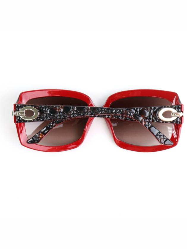 David Lady Square Black Red Sunglasses 1O5HA 57D16 - DIOR - BALAAN 5